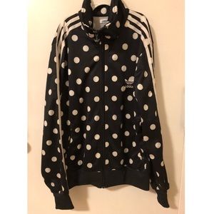 Polka Dot Adidas Track Jacket